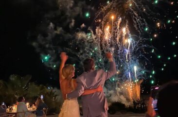Baja Fireworks wedding show